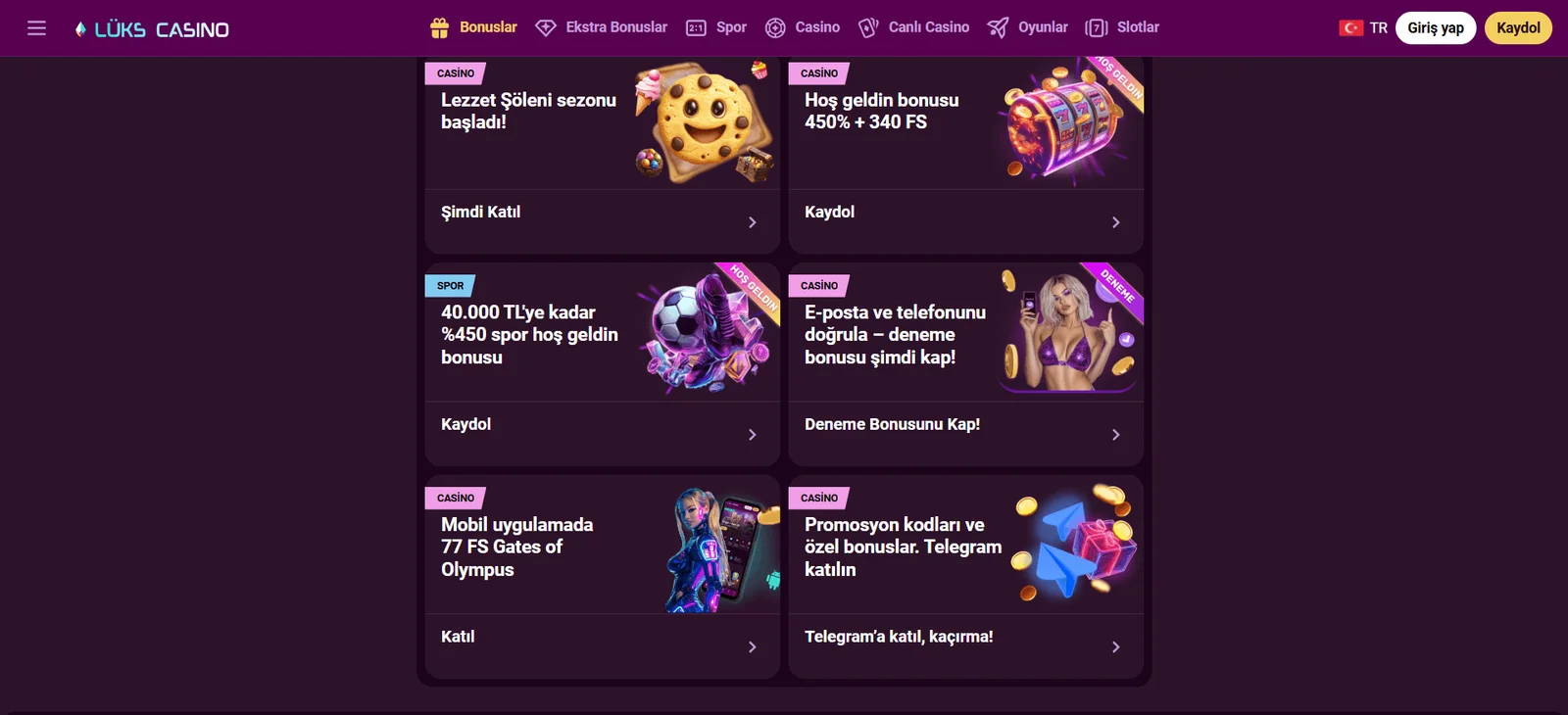Luks Casino Giriş Bonusları ve Avantajları