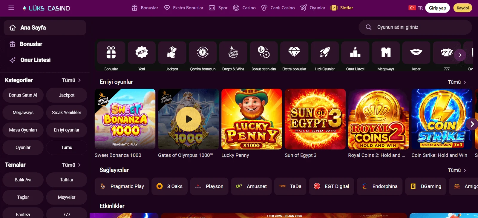 Luks Casino giriş Türkiye Güvenilir Casino